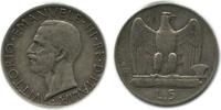 Italie Argent - Italie Reunifiee 5 Lires 5 Lires Victor Emmanuel III 2ème type Italie Argent - Italie Reunifiee -