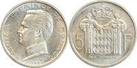 Monaco Argent 5 Francs 5 Francs Rainier III - Monaco Argent -