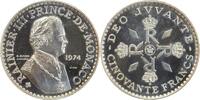 Monaco Argent 50 Francs Essai de 50 Francs Rainier III - Monaco Argent -