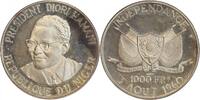 Niger Argent 1000 Francs 1000 Francs Essai Diori Hamani Niger Argent -