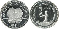 Nouvelle Guinée Papouasie Argent 5 Kina 5 Kina Nouvelle Guinée Papouasie Argent -