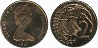 Nouvelle Zélande 2 Cents Elisabeth II 2 Cents Elisabeth II Nouvelle Zélande -