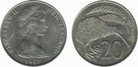 Nouvelle Zélande 20 Centimes Elisabeth II 20 Centimes Elisabeth II Nouvelle Zélande -