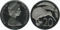 Nouvelle Zélande 20 Centimes Elisabeth II 20 Centimes Elisabeth II Nouvelle Zélande -