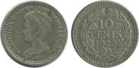 Pays - Bas Argent 10 Cents 10 Cents Wilhelmine Petit Buste Pays - Bas Argent -