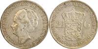 Pays - Bas Argent 2 1/2 Florins 2 1/2 Florins Wilhelmine Tête Agée - Pays-Bas Argent -