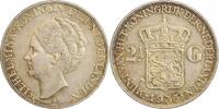 Pays - Bas Argent 2 1/2 Florins 2 1/2 Florins Wilhelmine Tête Agée Pays - Bas Argent -