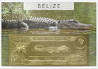 Belize 50 Dollars 1984 ND Crocodile (gold) in plastic envelope with cert... 69,95 EUR  + 17,00 EUR frais d'envoi