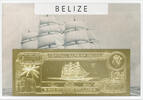 Belize 100 Dollars 1984 ND Clipper (gold) in plastic envelope with certi... 79,95 EUR  + 17,00 EUR frais d'envoi