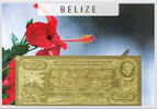 Belize 5 Dollars 1984 ND Hibiscus (gold) in plastic envelope with certif... 49,95 EUR  + 17,00 EUR frais d'envoi