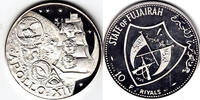 Fujairah 10 Riyals Apollo XII/im Originalplastiketui -