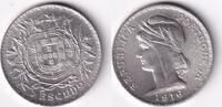 Portugal 1 Escudo 1916 unz 70,00 EUR  + 10,00 EUR frais d'envoi