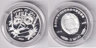 Nord Korea 5 Won 2001 2 Pandas proof 40,00 EUR  + 10,00 EUR frais d'envoi