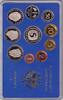 Deutschland 1 Pfennig - 5 DM 1995 Kurssatz A PP 55,00 EUR  + 10,00 EUR frais d'envoi