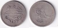 Ägypten  10 Qirsh 1277/4 ss