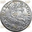 Poland Polen 3 Groschen Poland Riga 3 Groshen 1598 Ag Sigismund III (1587-1632)MS62 MULE