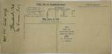 Germany Drittes Reich Zahlkarte Berlin Deutsche Siedlungsbank Berlin SW 68