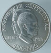 USA Amerika  USA 1$ one Dollar 1990 W West Point Dwight David Eisenhower UNC