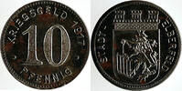 Germany Deutschland 10 Pfennig Elberfeld Germany Deutschland 1917 Notgeld der Stadt Elberfeld 10 Pfennig UNC Funck#111.5 -