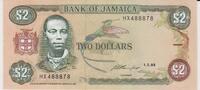 Jamaika 2 Dollars JAMAIKA JAMAICA 2 Dollars 1993 01.02.1993 UNC P#69e -