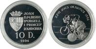 Andorra 10 Diners Andorra 10 Diners 1994 Olympia Games Atlanta Radfahren mit MDM Zertifikat! -