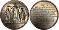 Italien Medaille Italy Vatican Great Medal 1847 Pius IX Silver XF Spink#MZ103 Very Rare! -