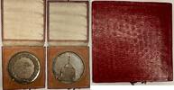Germany Taufe Medaille German States Braunschweig Taufe Medaille 1849 Baptismal Original Etui Prooflike -