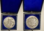 Germany Taufe Medaille German States Würzburg Taufe Medaille 1845 Baptismal Original Etui Prooflike -