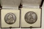 Germany Taufe Medaille German States Braunschweig Medaille Baptismal 1837 Original Etui Prooflike -