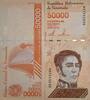 Venezuela 50000 Bolivares Venezuela 10000 Bolivares 2019 Simon Bolivar UNC P#109 -