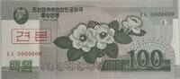 Nord Korea 100 Won Nord Korea 100 Won 2008 Specimen UNC P#61s Rare!!! -