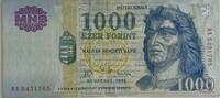 Ungarn 1000 Forint Ungarn 1000 Forint 2003 Matyas Kiraly XF -