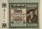 Deutschland 5000 Mark Deutsches Reich Weimarer Republik 5000 Mark 1922 Serie F UNC Ro#80 -
