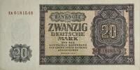 Deutschland 20 Mark Deutschland 20 Mark 1955 Serie EA XF+ Ro#351a -