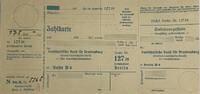 Germany Zahlkarte Germany Drittes Reich Zahlkarte Bank für Brandenburg Berlin W 8 -