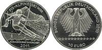 Deutschland 10 euro BDR 10 Euro 2011 FIS-Alpine Ski ST mit Zertifikat und Original Kapsel -