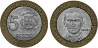 Dominikanische Republik Dominican Republic 5 pesos 2002 KM#89 -