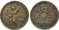 Switzerland Schweiz Swiss Medal Cantons Vaud Independence Centennial Woman Swiss 1897 Medal Cantons Vaud Independence Centennial Woman Silver UNC -