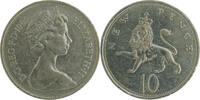 Great Britain Elizabeth II 10 new pence Great Britain Elizabeth II 10 new pence 1969 XF KM#912 -