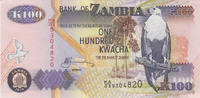 Zambia 100 Kwacha Zambia 100 Kwacha 2010 Pick#38 UNC -