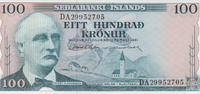 Iceland 100 Kronur 1961 Islands 100 Kronur 29.03.1961 Pick#44 UNC UNC 10,00 EUR  + 10,00 EUR frais d'envoi