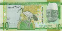 Gambia 10 Dalasis Gambia 10 Dalasis 2015 KM#32 UNC -