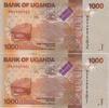 Uganda 1000 Shillings Uganda 1000 Shillings 2013 KM#49 UNC -