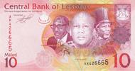 Lesotho 10 Malati Lesotho 10 Malati 2010 Pick#21 UNC -