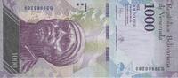 Venezuela 1000 Bolivares Venezuela 1000 Bolivares 18.08.2016 Pick#96b UNC -