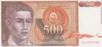 Jugoslavien 500 Dinara 1991 Yugoslavia 500 Dinara 1991 Pick#109 UNC UNC 4,00 EUR  + 10,00 EUR frais d'envoi