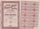 Indochina Saigon Stock 100 Francs Indochine Saigon Societe 100 Francs 1929 XF -