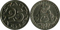 Aachen 25 Pfennig 25 Pfennig 1920 City Aachen Funck#1.9 VF -