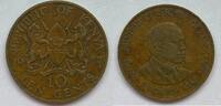 Kenya 10 cents 1987 -