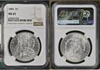 USA $1 SILVER DOLLAR America 1 dollar 1886 NGC MS63 KM#110, TOP ERHALTUNG !!! -